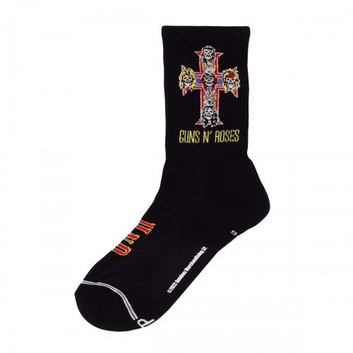 Front - Guns N Roses Unisex Adult Appetite For Destruction Crew Socks