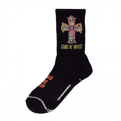 Front - Guns N Roses Unisex Adult Appetite For Destruction Crew Socks