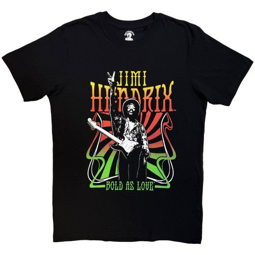 Front - Jimi Hendrix Unisex Adult Bold As Love T-Shirt