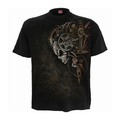 Front - Spiral Direct Unisex Adult Diesel Punk Back Print T-Shirt