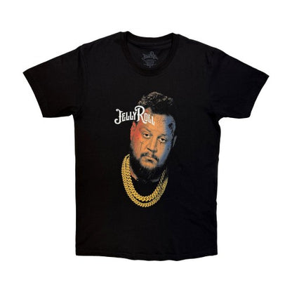 Front - Jelly Roll Unisex Adult Chain Photo Print T-Shirt