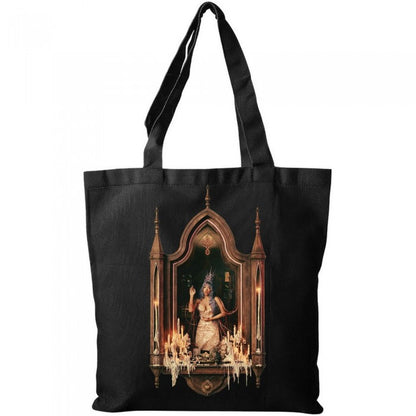 Front - Melanie Martinez Gothic Hades Cotton Tote Bag