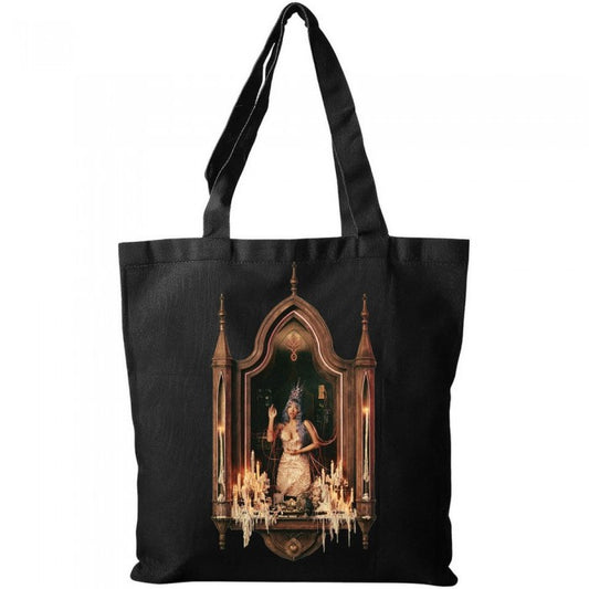 Front - Melanie Martinez Gothic Hades Cotton Tote Bag