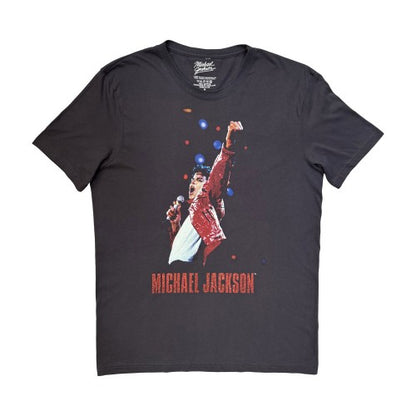 Front - Michael Jackson Unisex Adult Beat It Live T-Shirt