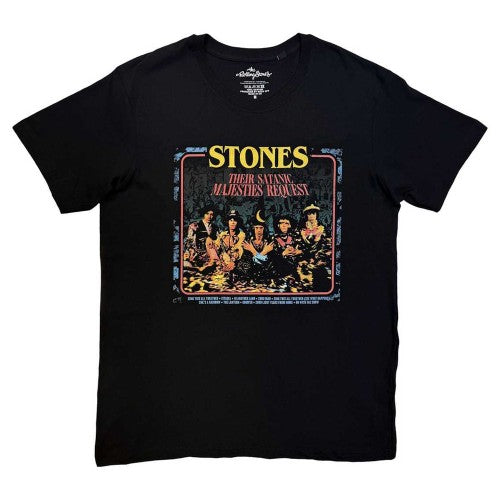 Front - The Rolling Stones Unisex Adult The Satanic Majesties Request T-Shirt
