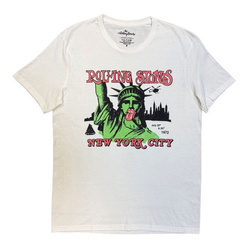 Front - The Rolling Stones Unisex Adult New York City 1972 T-Shirt