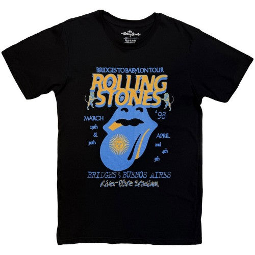 Front - The Rolling Stones Unisex Adult River Plate Stadium T-Shirt
