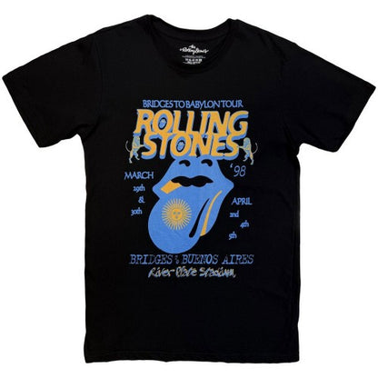 Front - The Rolling Stones Unisex Adult River Plate Stadium T-Shirt