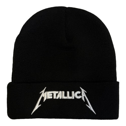 Front - Metallica Unisex Adult Embroidered Logo Beanie