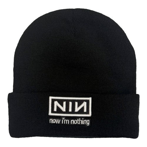 Front - Nine Inch Nails Unisex Adult Now I´m Nothing Beanie