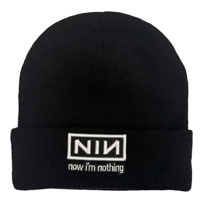 Front - Nine Inch Nails Unisex Adult Now I´m Nothing Beanie