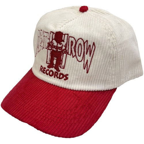 Front - Death Row Records Unisex Adult Logo Corduroy Baseball Cap