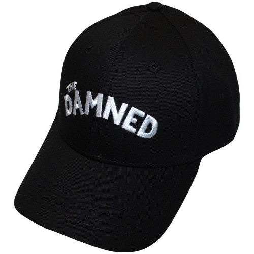 Front - The Damned Unisex Adult Arched Logo Baseball Cap