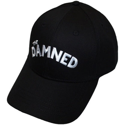 Front - The Damned Unisex Adult Arched Logo Baseball Cap