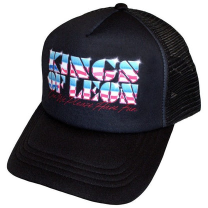 Front - Kings Of Leon Unisex Adult Can We Please Have Fun Mesh Back Trucker Cap