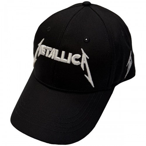 Front - Metallica Unisex Adult Text Logo Baseball Cap