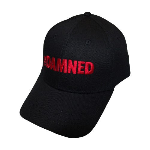 Front - The Damned Unisex Adult Text Logo Baseball Cap