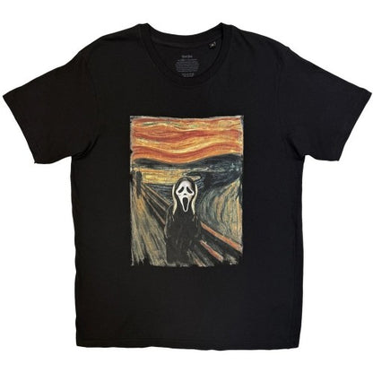 Front - Ghost Face Unisex Adult Scream Painting T-Shirt