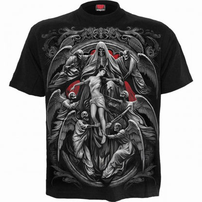 Front - Spiral Direct Unisex Adult Reaper´s Door T-Shirt