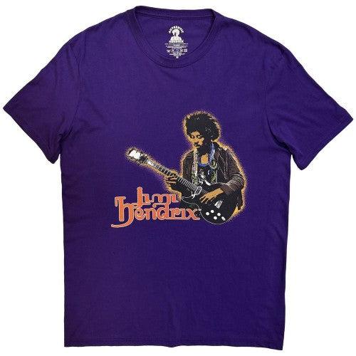 Front - Jimi Hendrix Unisex Adult Halloween T-Shirt