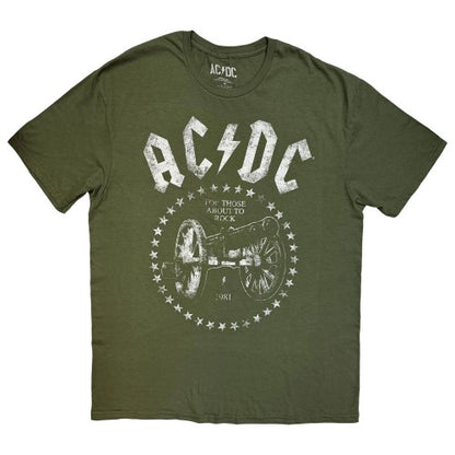Front - AC/DC Unisex Adult For Those About To Rock Tour ´25 T-Shirt