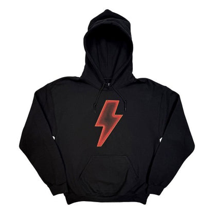 Front - AC/DC Unisex Adult World Tour ´24-´25 Lightning Bolt Hoodie