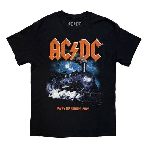 Front - AC/DC Unisex Adult Power Up EU Tour ´25 Train T-Shirt