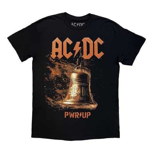 Front - AC/DC Unisex Adult Bell Lightning EU Tour ´25 Back Print T-Shirt