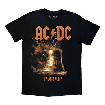Front - AC/DC Unisex Adult Bell Lightning EU Tour ´25 Back Print T-Shirt