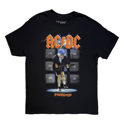 Front - AC/DC Unisex Adult Angus Amps EU Tour ´25 Back Print T-Shirt