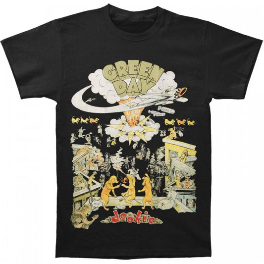 Front - Green Day Unisex Adult 1994 Tour T-Shirt