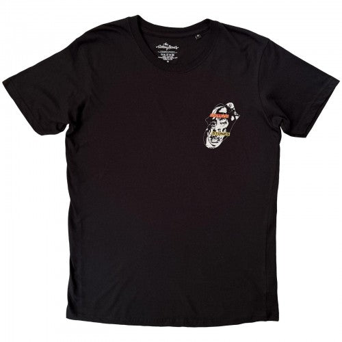 Front - The Rolling Stones Unisex Adult Foreign Tongues Pocket Logo T-Shirt