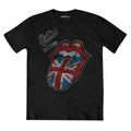 Front - The Rolling Stones Unisex Adult Union Jack Logo T-Shirt