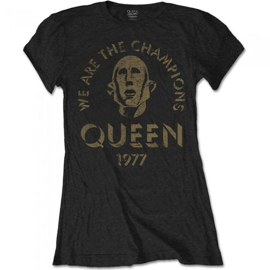 Front - Queen Womens/Ladies We Are The Champions T-Shirt