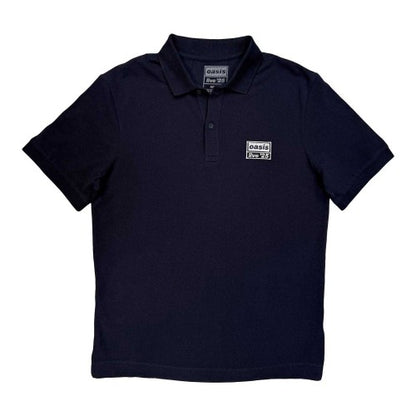 Front - Oasis Unisex Adult Live ´25 Lockup Polo Shirt