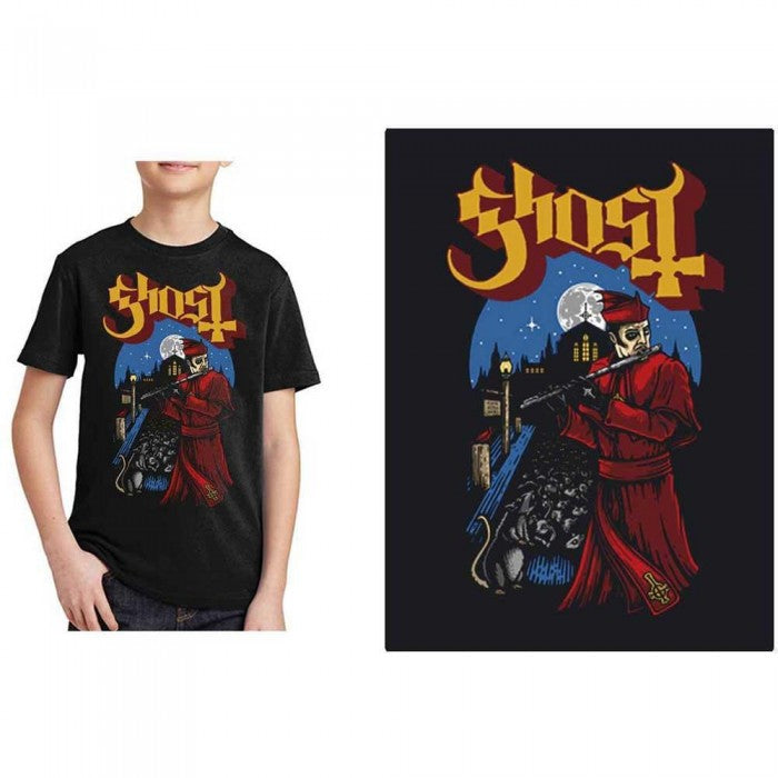 Front - Ghost Childrens/Kids Advanced Pied Piper T-Shirt