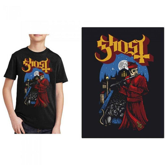 Front - Ghost Childrens/Kids Advanced Pied Piper T-Shirt