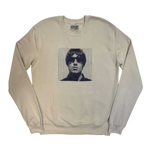 Front - Oasis Unisex Adult Liam Portrait Embroidered Sweatshirt