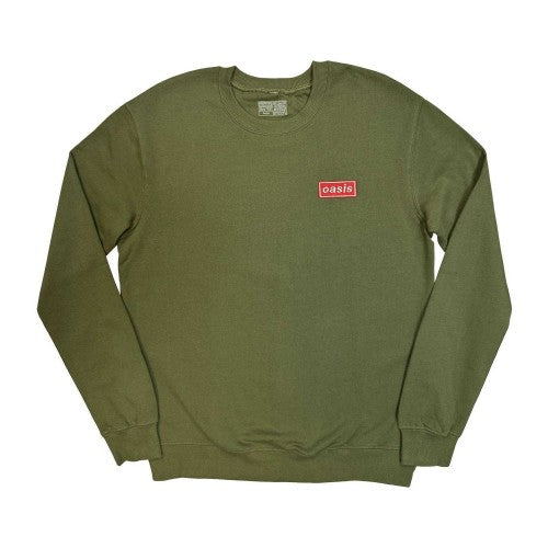 Front - Oasis Unisex Adult Logo Sweatshirt