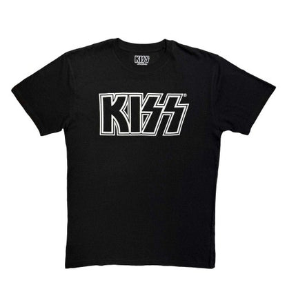 Front - Kiss Unisex Adult Mono Logo Regular T-Shirt