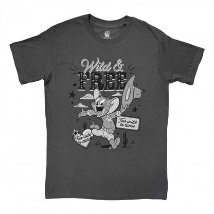 Front - Tom & Jerry Unisex Adult Wild & Free T-Shirt