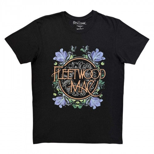 Front - Fleetwood Mac Unisex Adult Circle Floral T-Shirt