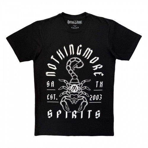 Front - Nothing More Unisex Adult Scorpion Carbon T-Shirt