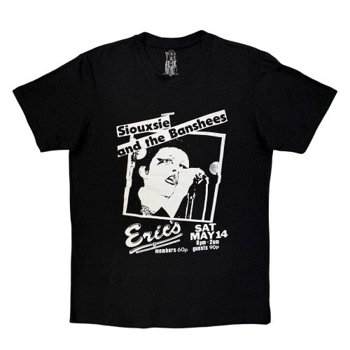Front - Siouxsie & The Banshees Unisex Adult Eric´s Carbon T-Shirt