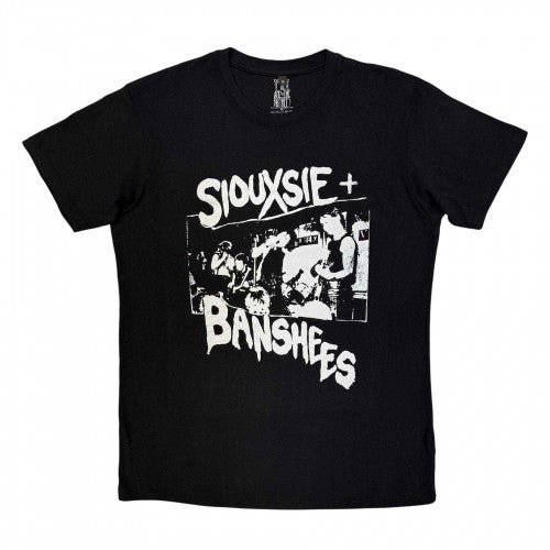 Front - Siouxsie & The Banshees Unisex Adult Live! Carbon T-Shirt