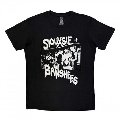 Front - Siouxsie & The Banshees Unisex Adult Live! Carbon T-Shirt