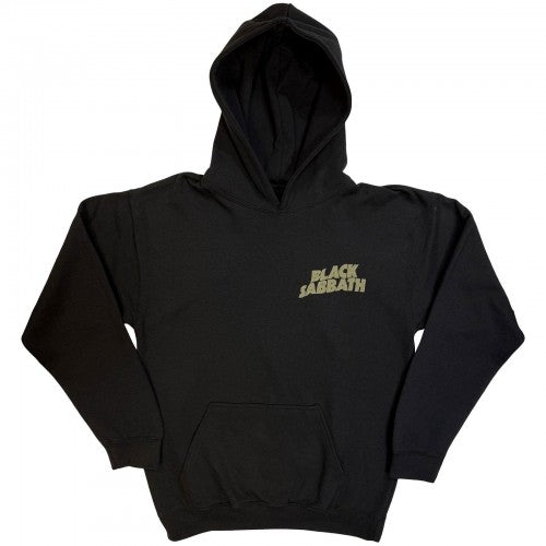 Front - Black Sabbath Unisex Adult US Tour 1978 Pocket Logo Hoodie