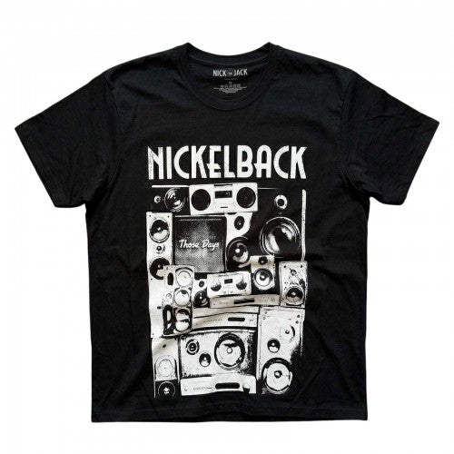 Front - Nickelback Unisex Adult Speakers Carbon T-Shirt
