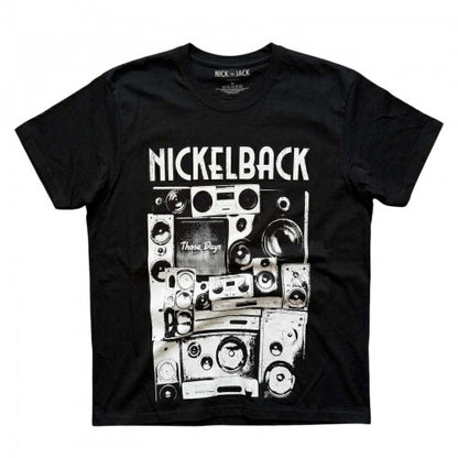 Front - Nickelback Unisex Adult Speakers Carbon T-Shirt