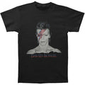 Front - David Bowie Unisex Adult Aladdin Sane T-Shirt